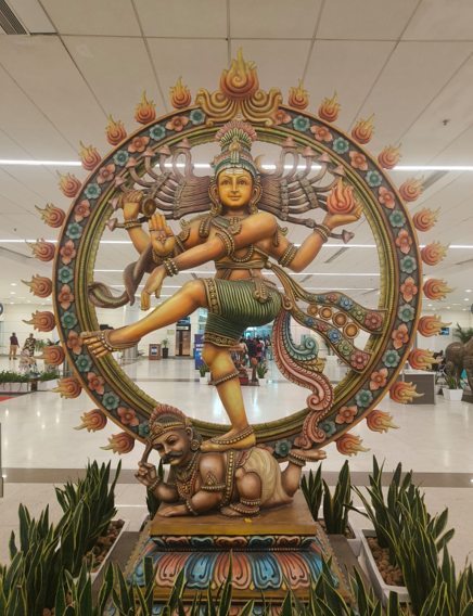 Nataraja Statue at the Chennai Airport